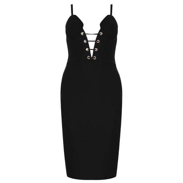 casual dresses black spaghetti strap bandages dress women hollow out club party celebrity bodycon clothes, Black;gray
casual dresses black spaghetti strap bandages dress women hollow out club party celebrity bodycon clothes, Black;gray