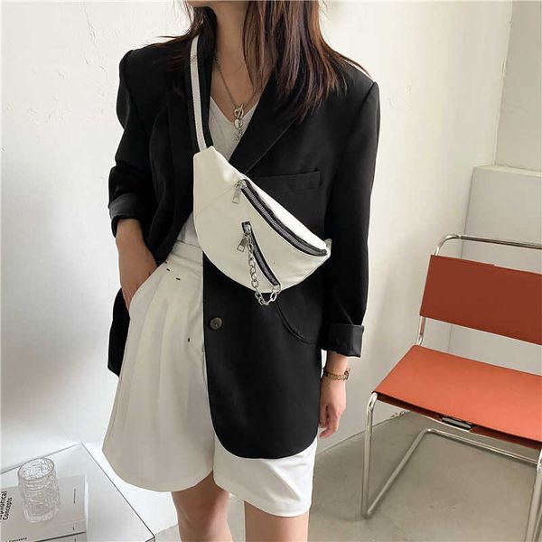 2021 korean women's waist bag leisure fashion foreign style single shoulder solid color simple diagonal chest
2021 korean women's waist bag leisure fashion foreign style single shoulder solid color simple diagonal chest