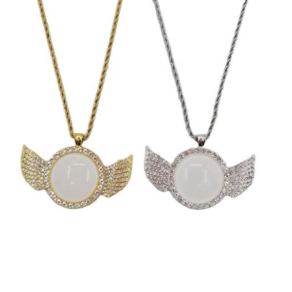 round blank subliamtion necklace customized p jewelry sublimation angle wings necklace for valentine's day gift 20pcs lots, Black
round blank subliamtion necklace customized p jewelry sublimation angle wings necklace for valentine's day gift 20pcs lots, Black