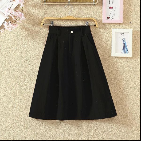 2021 fashion high waist skirts solid color girls mid pockets skirt womens a line skirt drop shipping, Black
2021 fashion high waist skirts solid color girls mid pockets skirt womens a line skirt drop shipping, Black