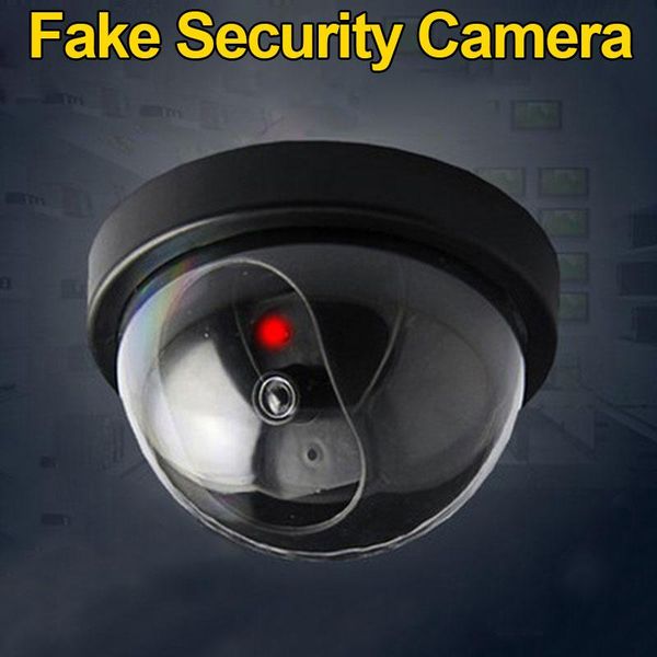 simulated security camera fake dome dummy camera with flash led light @m23 
simulated security camera fake dome dummy camera with flash led light @m23