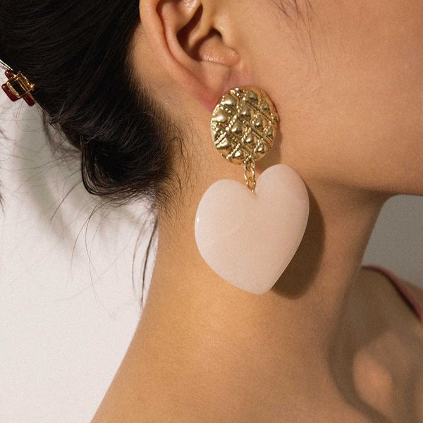 versatile accessories geometric tassel simple temperament texture color peach earrings, Silver
versatile accessories geometric tassel simple temperament texture color peach earrings, Silver