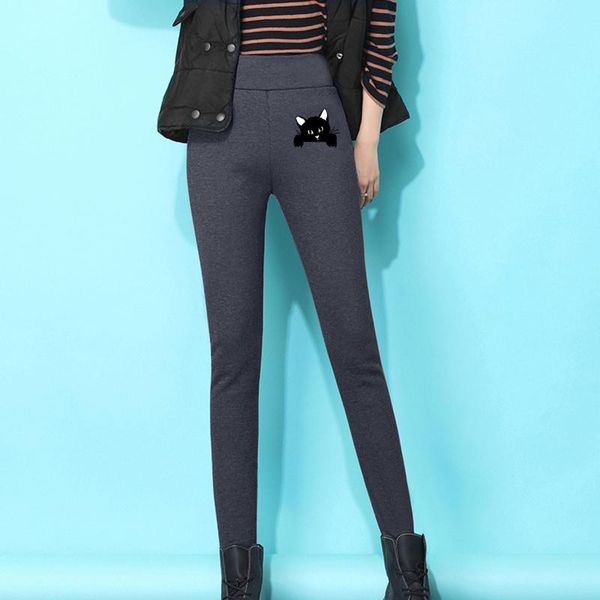women's leggings warm pants for women autumn winter solid color cats prints workout home elastic waist plush trousers leggins push up, Black
women's leggings warm pants for women autumn winter solid color cats prints workout home elastic waist plush trousers leggins push up, Black