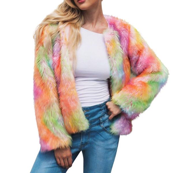 women's jackets long sleeve spring autumn womens ladies warm faux fur coat jacket winter gradient color parka outerwear drop, Black;brown
women's jackets long sleeve spring autumn womens ladies warm faux fur coat jacket winter gradient color parka outerwear drop, Black;brown