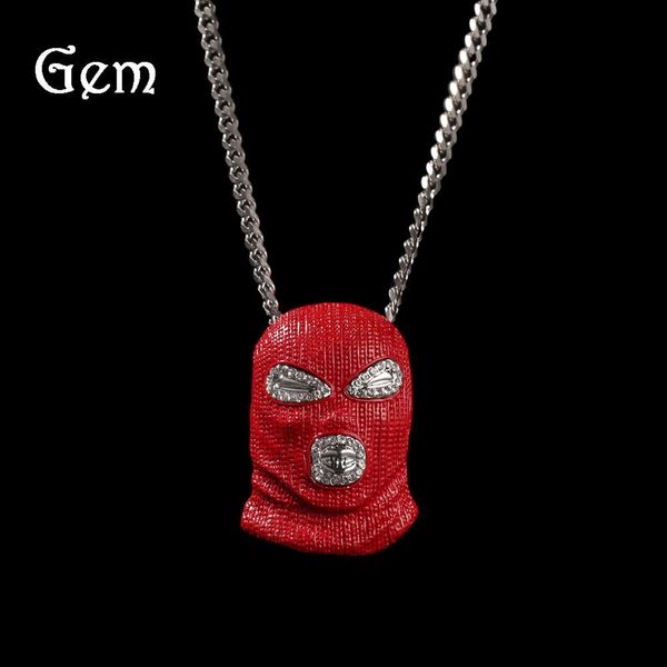 gumeng hip hop red anti terrorist pendant cs red mask horror headgear pendant, Silver
gumeng hip hop red anti terrorist pendant cs red mask horror headgear pendant, Silver