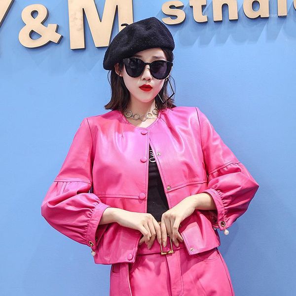fashion real sheepskin leather jackets women spring autumn 2021 korean simple coat female cuero genuino zjt1952 women's & faux, Black
fashion real sheepskin leather jackets women spring autumn 2021 korean simple coat female cuero genuino zjt1952 women's & faux, Black