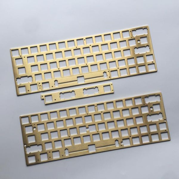 brass positioning plate gk64x left 64 gh60 brass plate-mounted steel plate stabilizer support split space mechanical keyboard
brass positioning plate gk64x left 64 gh60 brass plate-mounted steel plate stabilizer support split space mechanical keyboard