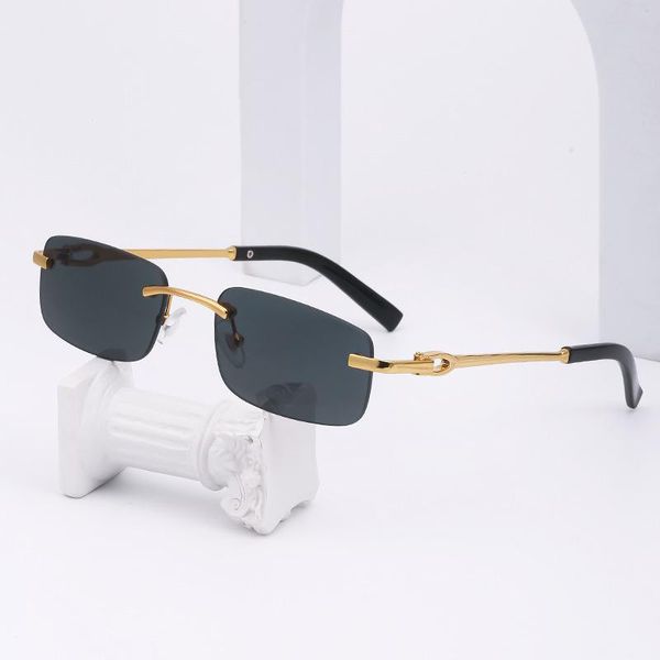 sunglasses 2021 rectangle rimless women fashion black retro square frameless sun glasses for men gafas de sol hombre, White;black
sunglasses 2021 rectangle rimless women fashion black retro square frameless sun glasses for men gafas de sol hombre, White;black