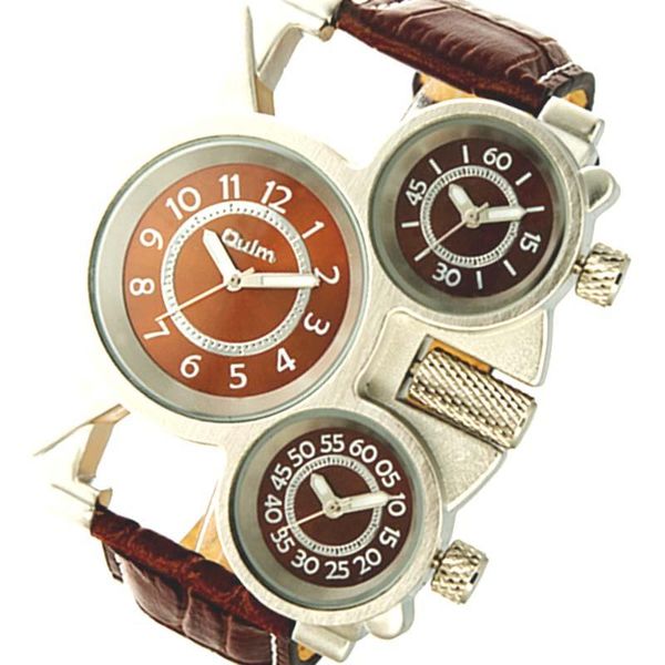 wristwatches fashion brand men's watches quartz clock men casual leather watch sports army military relogio masculino, Slivery;brown
wristwatches fashion brand men's watches quartz clock men casual leather watch sports army military relogio masculino, Slivery;brown