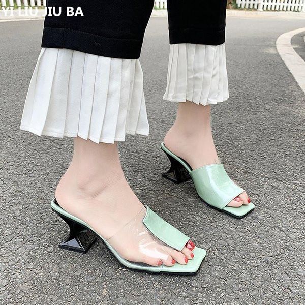 slippers women high heels sandals indoor outdoor square toe casual dress flip flops shoes mujer, Black
slippers women high heels sandals indoor outdoor square toe casual dress flip flops shoes mujer, Black