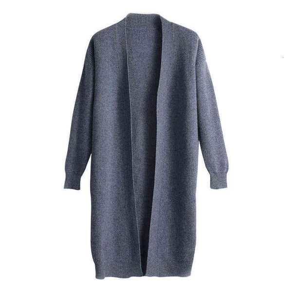2021 vertical strip long cardigan women's wool knitted coat loose sleeve thickened top, Black;brown
2021 vertical strip long cardigan women's wool knitted coat loose sleeve thickened top, Black;brown
