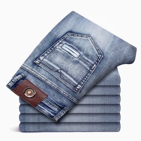 men's premium ny classic fashion stretch jeans, light blue, brand, informal, large 40-46
men's premium ny classic fashion stretch jeans, light blue, brand, informal, large 40-46