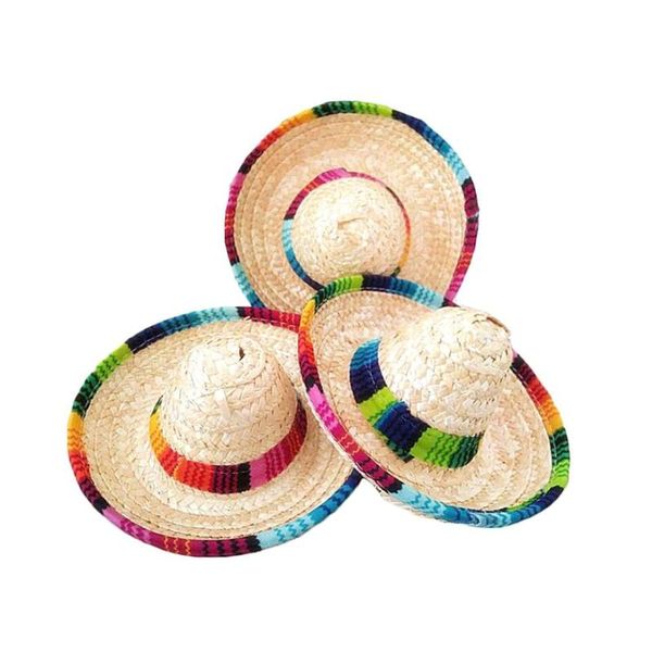 new summer cute pet mini straw hat sombrero hat mexican hats decorative party for cat dog small pets sun block uv protection, Black;white
new summer cute pet mini straw hat sombrero hat mexican hats decorative party for cat dog small pets sun block uv protection, Black;white