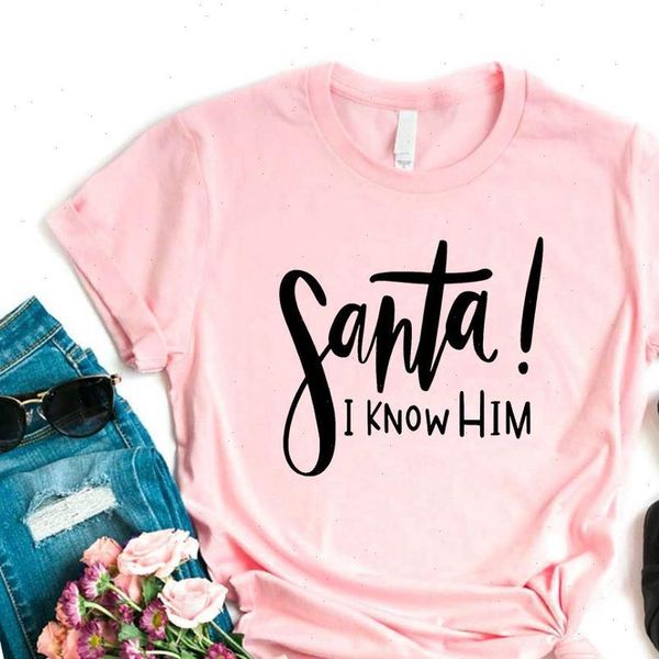 women t shirt santa i know him letters print tshirt women short sleeve o neck loose t shirt ladies causal tee shirt, White
women t shirt santa i know him letters print tshirt women short sleeve o neck loose t shirt ladies causal tee shirt, White