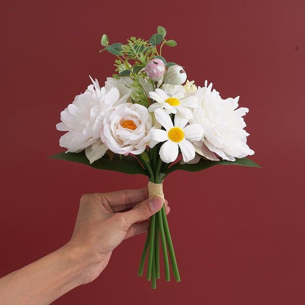 decorative flowers & wreaths artificial flower peony tied bundle for party home decoration accessories wedding bride hand holding bouquet ro
decorative flowers & wreaths artificial flower peony tied bundle for party home decoration accessories wedding bride hand holding bouquet ro