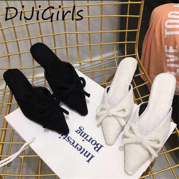 slippers dijigirls ladies flat pointed head square root shoes fashion bow women comfortable short plush, Black
slippers dijigirls ladies flat pointed head square root shoes fashion bow women comfortable short plush, Black