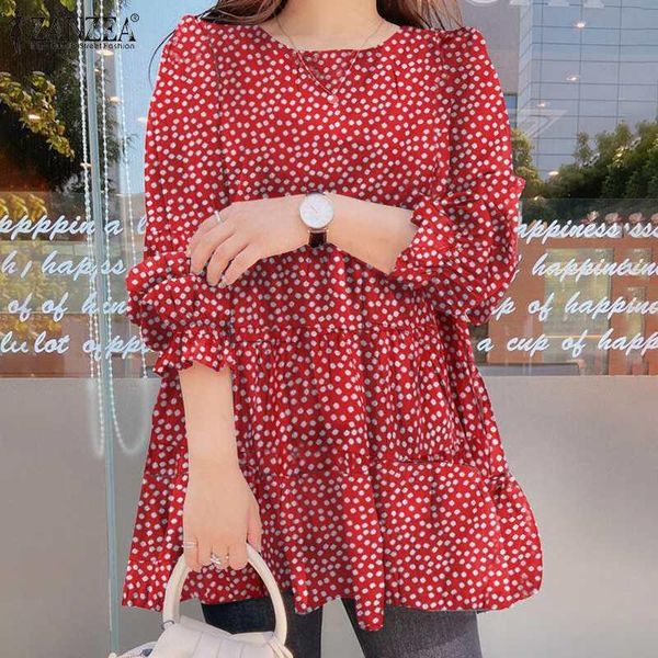 women's blouses & shirts womens casual loose o neck tunic retro polka dot blusa fashion puff sleeve ruffle plus size 2022 autumn, White
women's blouses & shirts womens casual loose o neck tunic retro polka dot blusa fashion puff sleeve ruffle plus size 2022 autumn, White