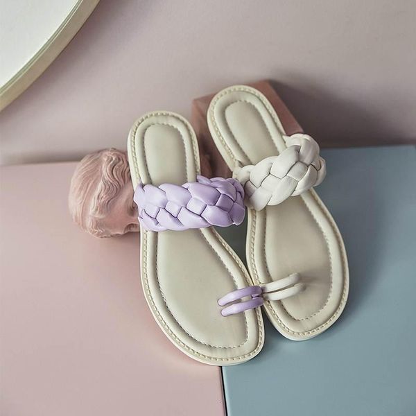 slippers yd-ever leisure sheep leather flip flop straw daily wear convenient peep toe low heel outside slipper summer shoes women 21-a, Black
slippers yd-ever leisure sheep leather flip flop straw daily wear convenient peep toe low heel outside slipper summer shoes women 21-a, Black