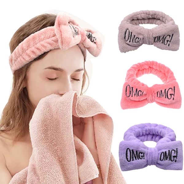 bow headband omg women facial makeup headbands turban bowknot cosmetic hairlace for spa shower washing, Black;brown
bow headband omg women facial makeup headbands turban bowknot cosmetic hairlace for spa shower washing, Black;brown