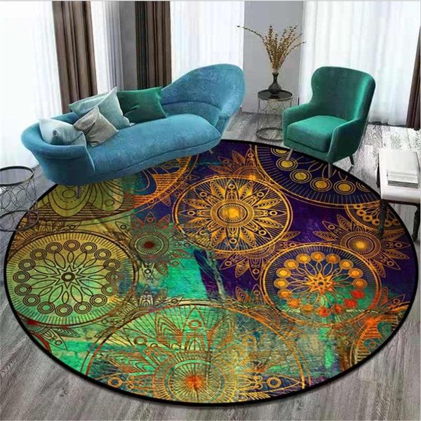 carpets colorful for bedroom green mandala flower ethnic round carpet living room 100% polyester alfombra 
carpets colorful for bedroom green mandala flower ethnic round carpet living room 100% polyester alfombra