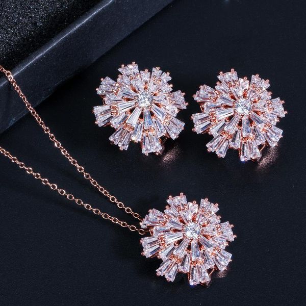 earrings & necklace bilincolor fashion silver color cubic zirconia snowflake bridal wedding and set party jewelry sets for women
earrings & necklace bilincolor fashion silver color cubic zirconia snowflake bridal wedding and set party jewelry sets for women