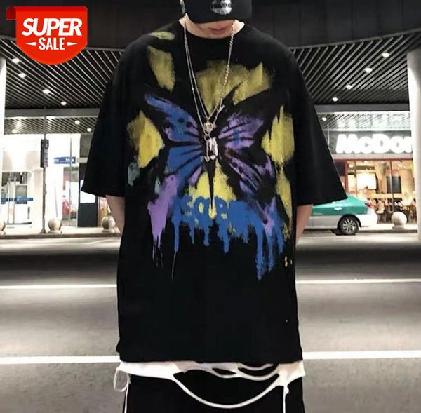 t-shirt men summer new short-sleeved ins retro butterfly printing harajuku style loose tide brand couples oversize #5m75, White;black
t-shirt men summer new short-sleeved ins retro butterfly printing harajuku style loose tide brand couples oversize #5m75, White;black