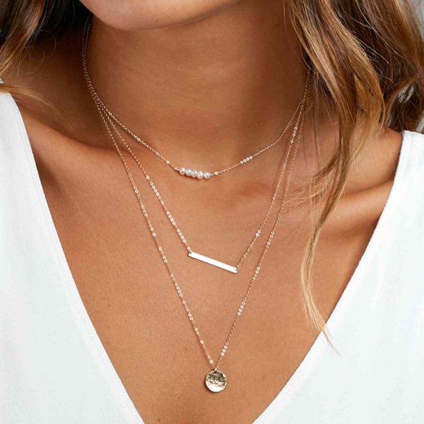 3 layers fashion stainls steel jewelry sets long stick frh water pearl clavicle chain pendants necklace for women, Silver
3 layers fashion stainls steel jewelry sets long stick frh water pearl clavicle chain pendants necklace for women, Silver