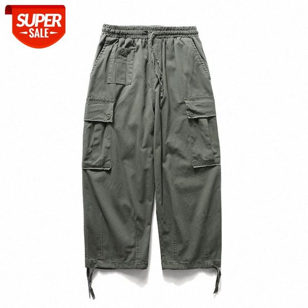 japanese retro frayed multi-pocket wide-leg overalls men's versatile functional drawstring trousers #vl9b, Black
japanese retro frayed multi-pocket wide-leg overalls men's versatile functional drawstring trousers #vl9b, Black