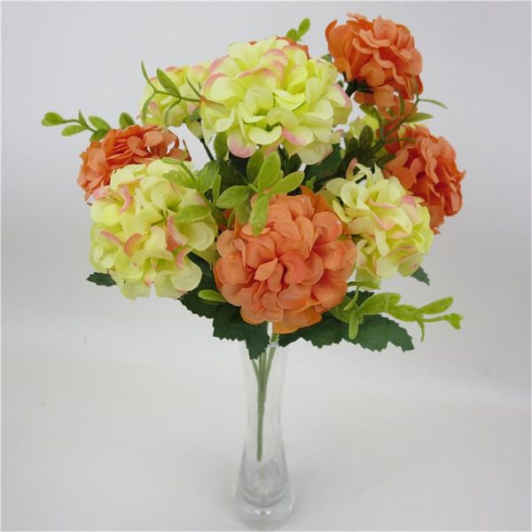 decorative flowers & wreaths 10 heads artificial flower hydrangea colorful silk fake wedding party bridal bouquet decor
decorative flowers & wreaths 10 heads artificial flower hydrangea colorful silk fake wedding party bridal bouquet decor