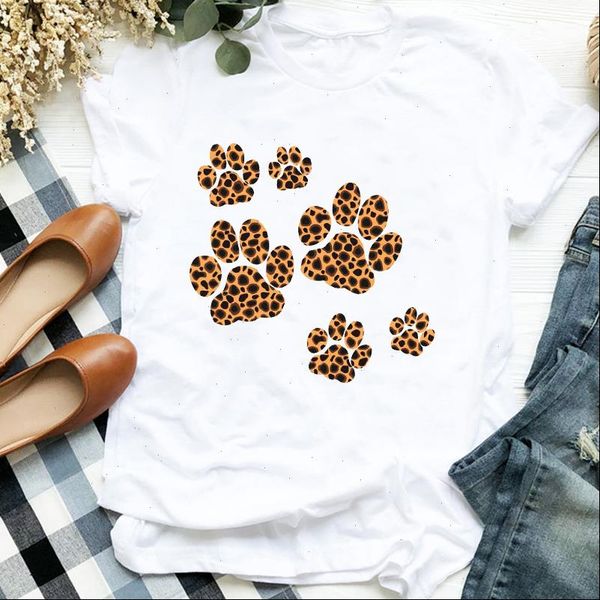 women t shirts lady leopard dog paw fashion animal summer autumn print tee tshirt for female shirt clothes graphic, White
women t shirts lady leopard dog paw fashion animal summer autumn print tee tshirt for female shirt clothes graphic, White
