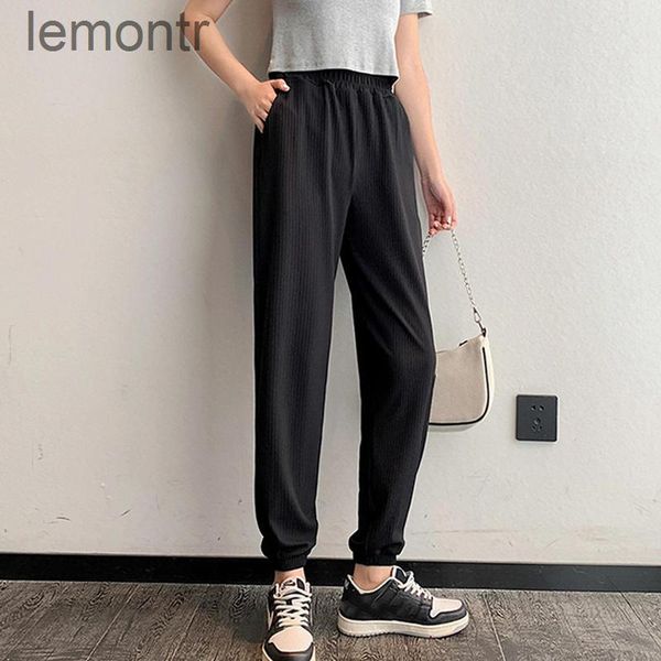 women's pants & capris spring and summer white casual wear high waist black street large sports xxl q3831, Black;white
women's pants & capris spring and summer white casual wear high waist black street large sports xxl q3831, Black;white