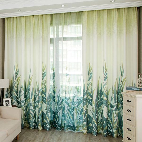 curtain & drapes for living room leaves printed bedroom kitchen balcony pastoral fresh sheer window decoration
curtain & drapes for living room leaves printed bedroom kitchen balcony pastoral fresh sheer window decoration