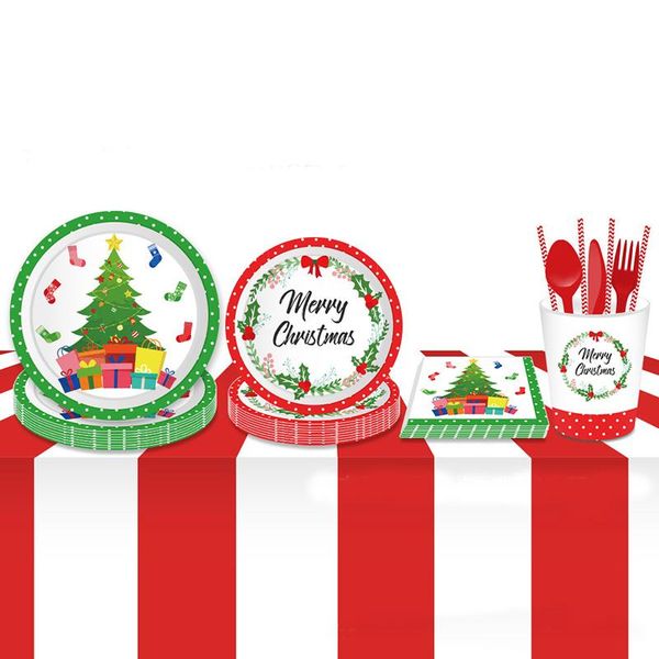 disposable dinnerware lovely christmas tree tableware plates napkins tablecloth for merry party decorations year supplies
disposable dinnerware lovely christmas tree tableware plates napkins tablecloth for merry party decorations year supplies