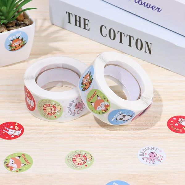 gift wrap 500pcs/roll cute animal reward stickers pattern encouragement teacher label kids toy stationery cartoon labels
gift wrap 500pcs/roll cute animal reward stickers pattern encouragement teacher label kids toy stationery cartoon labels