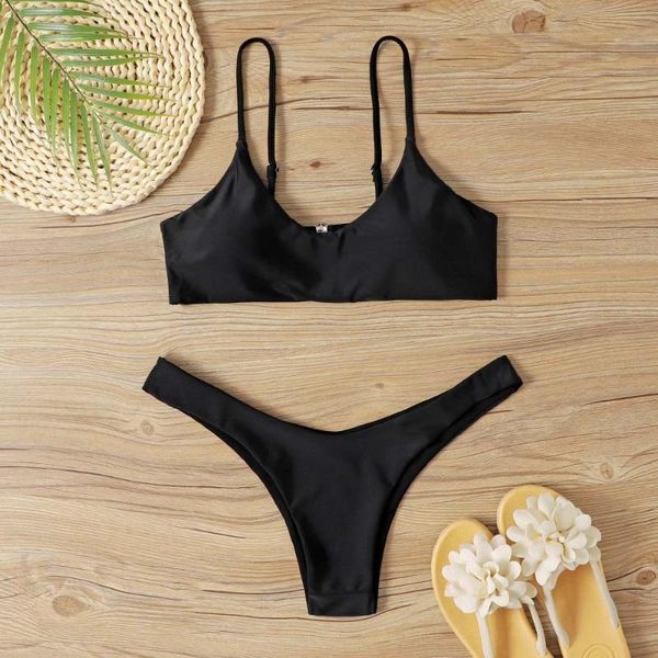 women's swimwear thong bikinis 2021 women brazilian swimsuit solid plus size female summer beachwear bathing suit xxl, White;black 
women's swimwear thong bikinis 2021 women brazilian swimsuit solid plus size female summer beachwear bathing suit xxl, White;black