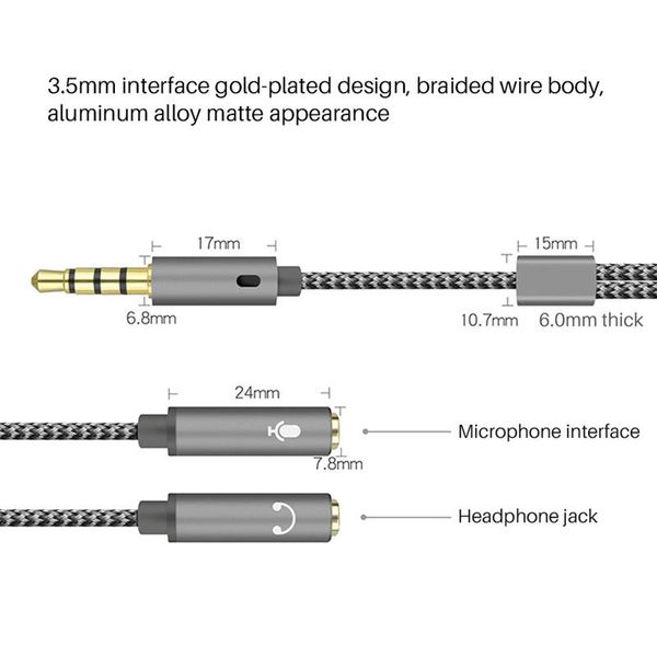 aux cable jack 3.5mm audio cable 3.5 mm jack stereo audio male to 2 female headset mic y splitter cable adapter dropshipping
aux cable jack 3.5mm audio cable 3.5 mm jack stereo audio male to 2 female headset mic y splitter cable adapter dropshipping