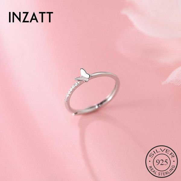 cluster rings inzareal 925 sterling silver butterfly zircon adjustable ring for fashion women fine jewelry punk animal accessories, Golden;silver
cluster rings inzareal 925 sterling silver butterfly zircon adjustable ring for fashion women fine jewelry punk animal accessories, Golden;silver