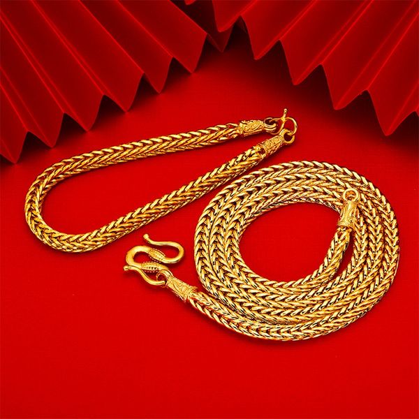 snake bone necklace bracelet chain men jewelry 18k yellow gold filled classic male clavicle link 60cm/20cm, Silver
snake bone necklace bracelet chain men jewelry 18k yellow gold filled classic male clavicle link 60cm/20cm, Silver