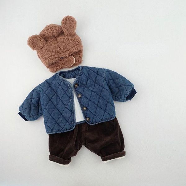 down coat children's cotton-padded clothes autumn and winter fashion clothinng baby parka boys jacket girl, Blue;gray
down coat children's cotton-padded clothes autumn and winter fashion clothinng baby parka boys jacket girl, Blue;gray
