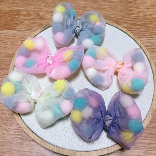 korean hairball mesh bow collar for children's hair accessories kids fashion, Slivery;white
korean hairball mesh bow collar for children's hair accessories kids fashion, Slivery;white