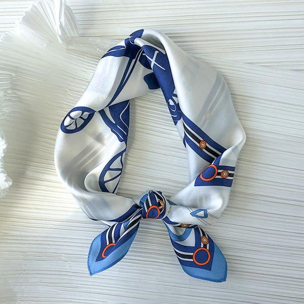 scarves luxury 100% silk scarf shiny bandana women fashion horse carriage print kerchief neck hair headband tied 53*53cm, Blue;gray
scarves luxury 100% silk scarf shiny bandana women fashion horse carriage print kerchief neck hair headband tied 53*53cm, Blue;gray