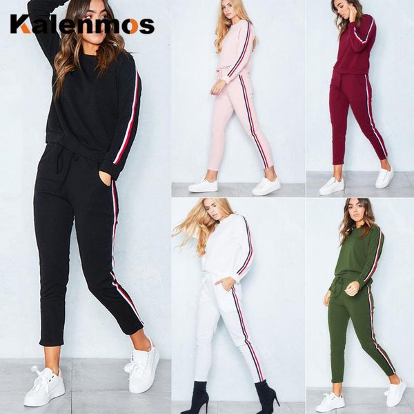 women's tracksuits two piece set and pants women sweatshirt striped lace-up tracksuit ladies autumn winter casual sport sets female, Gray
women's tracksuits two piece set and pants women sweatshirt striped lace-up tracksuit ladies autumn winter casual sport sets female, Gray