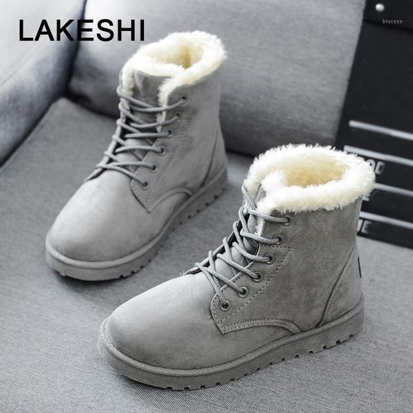 boots women faux suede snow ankle warm fur booties solid winter leather shoes1, Black
boots women faux suede snow ankle warm fur booties solid winter leather shoes1, Black