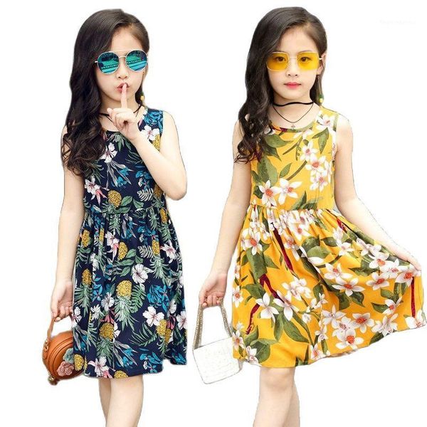 girl's dresses summer urban style sling for girls sleeveless floral printed dress vestido clothing 3-16 year mature kids beach sundress, Red;yellow
girl's dresses summer urban style sling for girls sleeveless floral printed dress vestido clothing 3-16 year mature kids beach sundress, Red;yellow