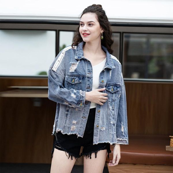 women's jackets 02 women jacket quality winter oversize denim blue jeans coat turn-down collar casual outwear bomber girl, Black;brown
women's jackets 02 women jacket quality winter oversize denim blue jeans coat turn-down collar casual outwear bomber girl, Black;brown