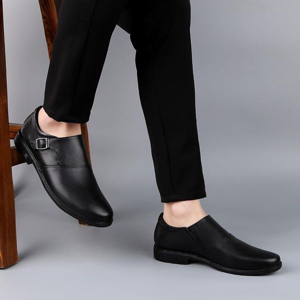 dress shoes natural leather men fashion slip on oxford footwear business office plus size, Black
dress shoes natural leather men fashion slip on oxford footwear business office plus size, Black