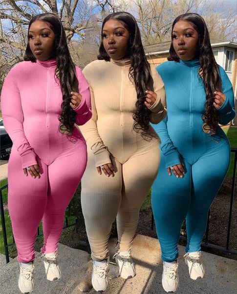 l 4xl plus size women jumpsuit solid turtleneck long sleeve zipper skinny romper gym active fitness overalls, Black;white
l 4xl plus size women jumpsuit solid turtleneck long sleeve zipper skinny romper gym active fitness overalls, Black;white