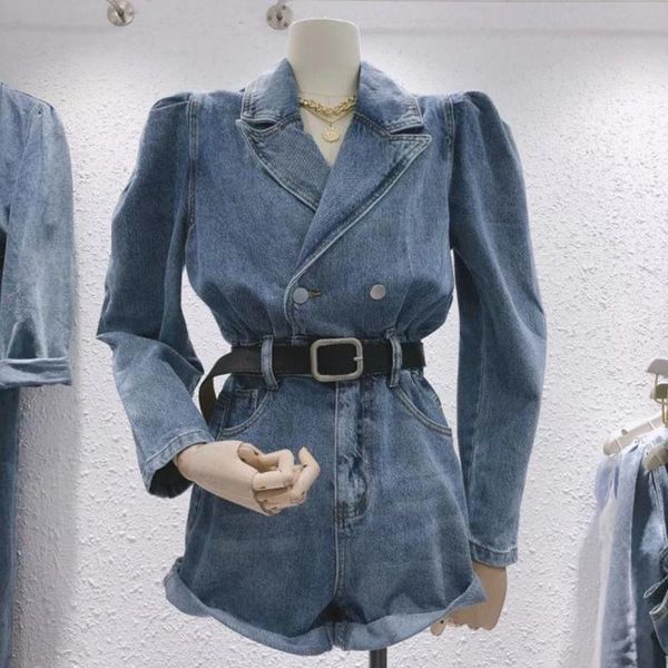 women's jeans korean 2021 spring autumn shorts jumpsuits women temperament tall waist jumpsuit loose wide-leg casual blue
women's jeans korean 2021 spring autumn shorts jumpsuits women temperament tall waist jumpsuit loose wide-leg casual blue