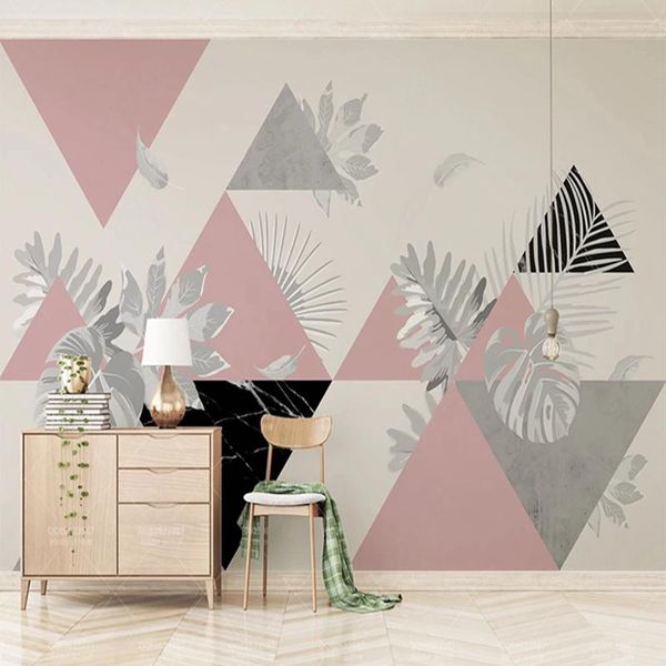 wallpapers custom 3d mural modern creative art geometric pink triangle leaves po wallpaper for girls bedroom living room wall decoration
wallpapers custom 3d mural modern creative art geometric pink triangle leaves po wallpaper for girls bedroom living room wall decoration