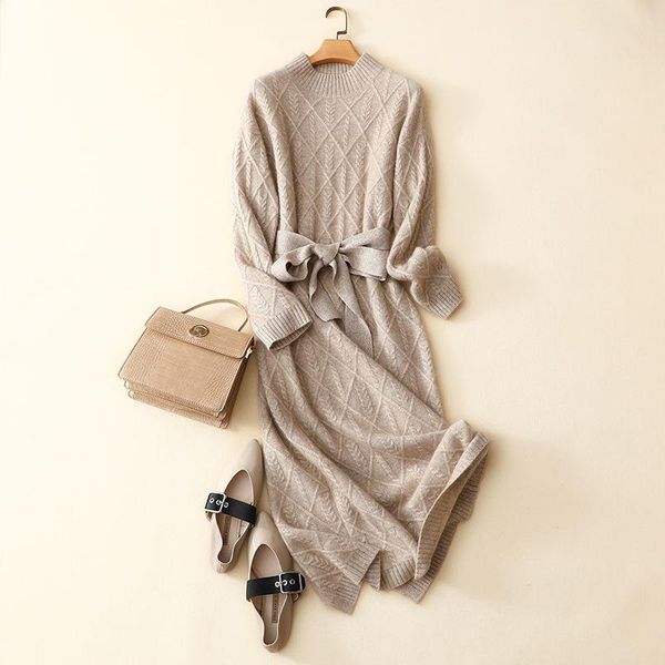 casual dresses luxury 100% cashmere turtleneck for women dress long sweater women's fashion winter rhombus pullover, Black;gray
casual dresses luxury 100% cashmere turtleneck for women dress long sweater women's fashion winter rhombus pullover, Black;gray
